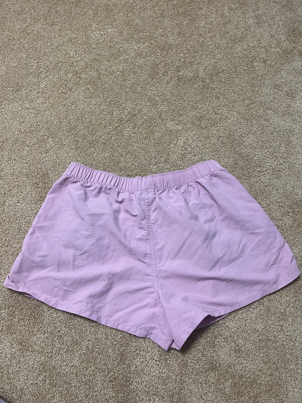 Patagonia Women's Light Purple Athletic Shorts - Picture 2 of 3